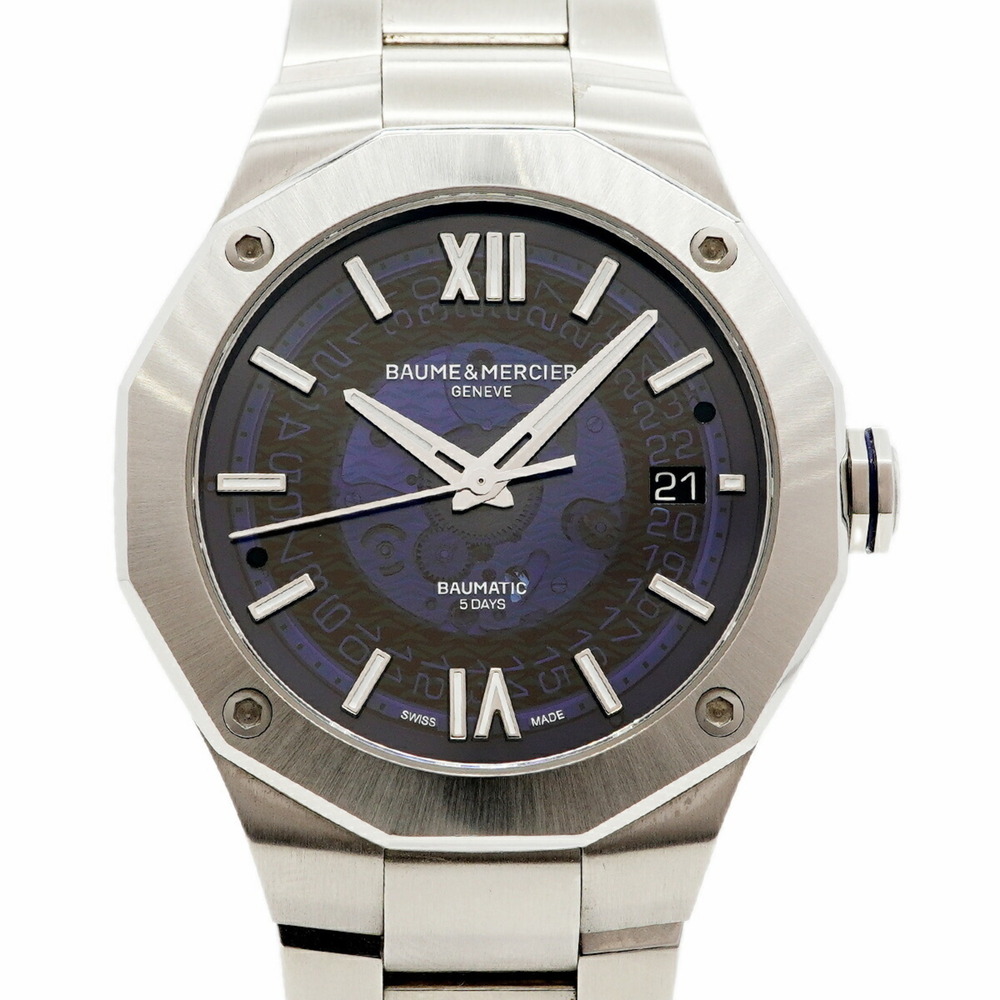 Baume & Mercier Riviera Baumatic M0A10616 Navy Dial Men's Watch